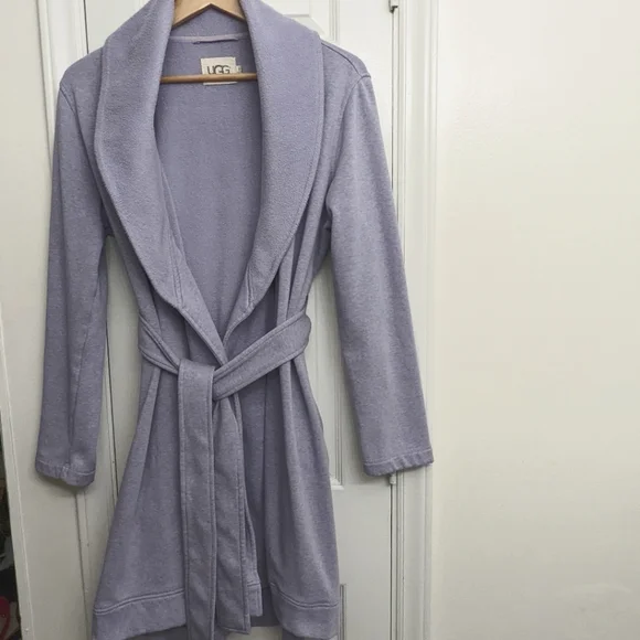 UGG Super Soft Lavender Belted Robe W/ Pockets